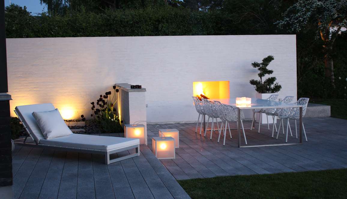 Eksklusivt minimalistisk havedesign tegnet af havearkitekt Tor Haddeland